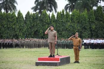 Ketua DPRD Lampung Jadi Inspektur Upacara Bulanan